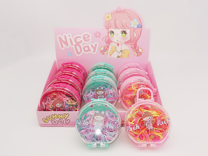 12Pcs Girl Jewelry Rubber Band