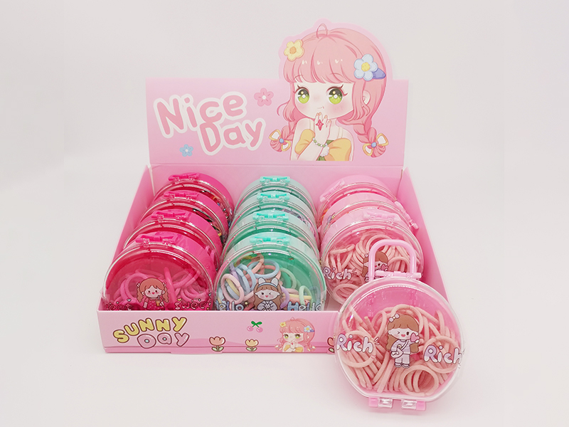 12Pcs Girl Jewelry Rubber Band