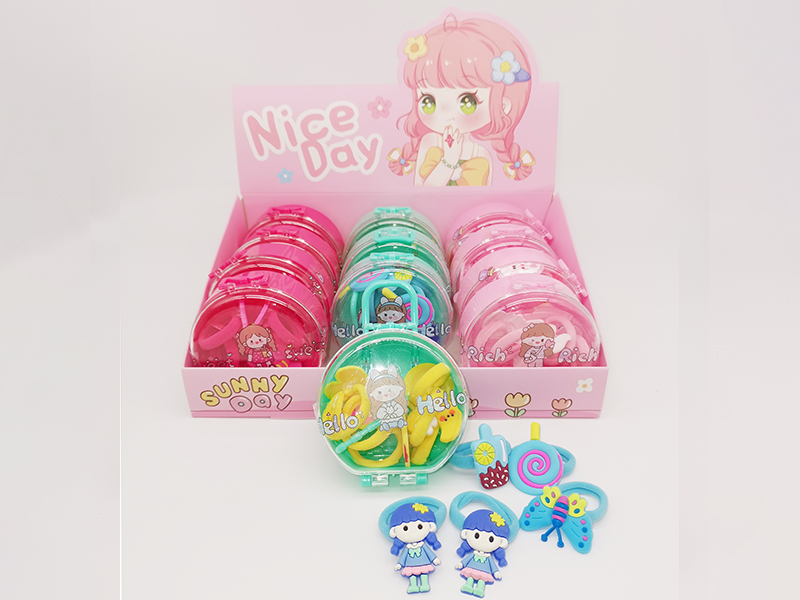 12Pcs Girl Jewelry Rubber Band