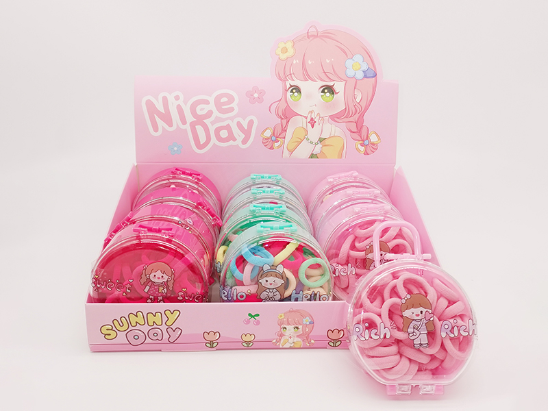 12Pcs Girl Jewelry Hair Rope Toy