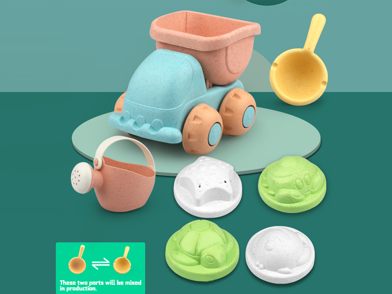 7Pcs Beach Cart Set