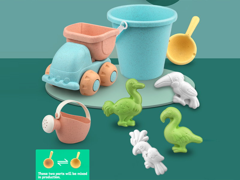 8Pcs Beach Cart Set