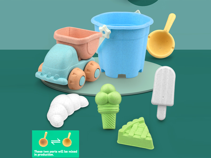 7Pcs Beach Cart Set