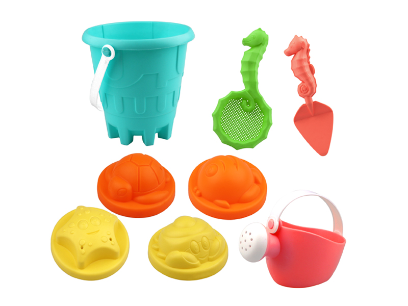 8Pcs Beach Bucket Set