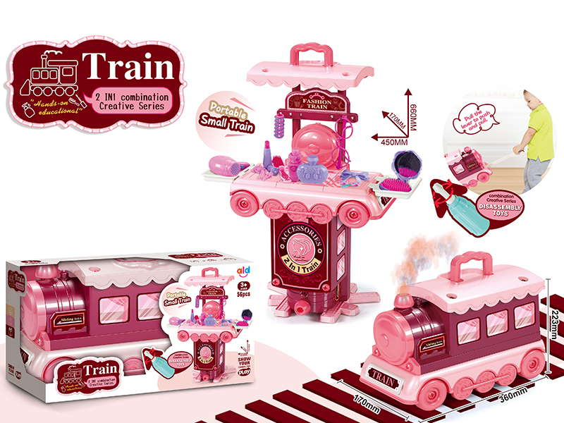 DIY Disassembly Toys Transformation Train Adornment Toys Set