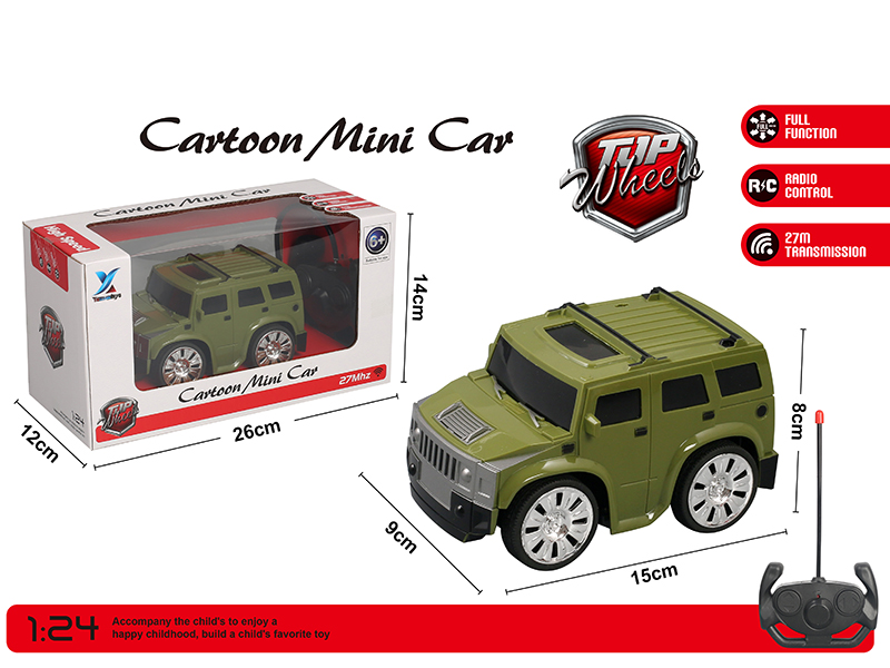 1:24 4 Channel Remote Control Cartoon Mini Car