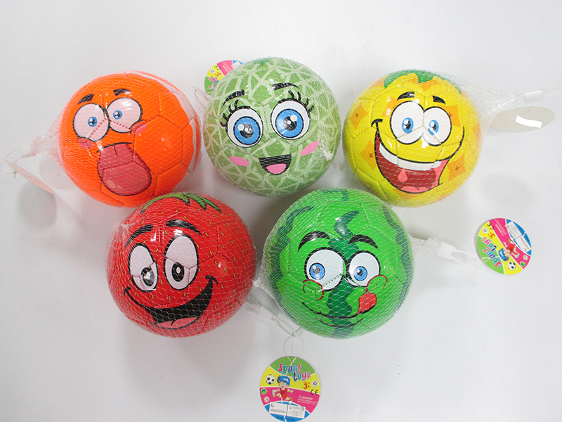 6 Inch Fruit Expression Football Toy
