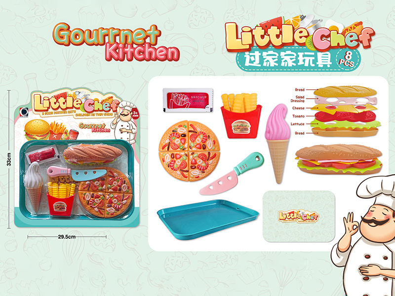 Hot Dog Fast Food Set(6pcs)