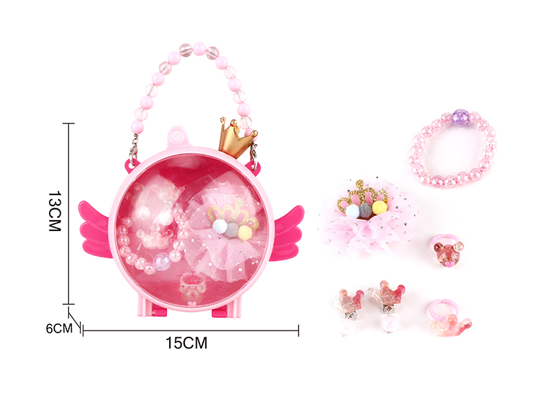 Crown Handbag Jewelry Set