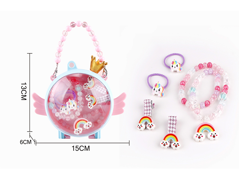 Crown Handbag Jewelry Set