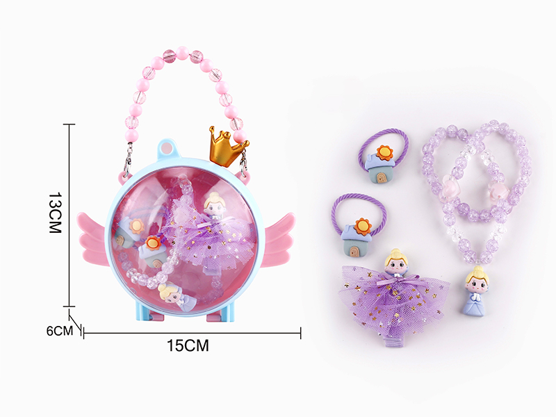 Crown Handbag Jewelry Set