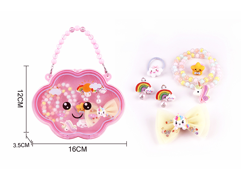 Cloud Handbag Necklace Set