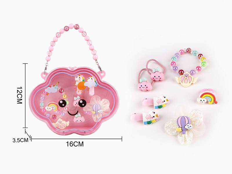 Cloud Handbag Necklace Set
