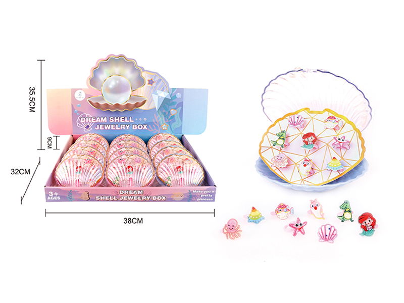 12PCS Shell Box Ocean Jewelry Set