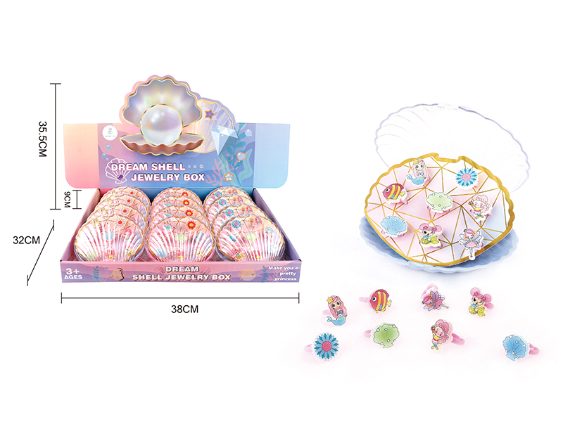 12PCS Shell Box Ocean Jewelry Set