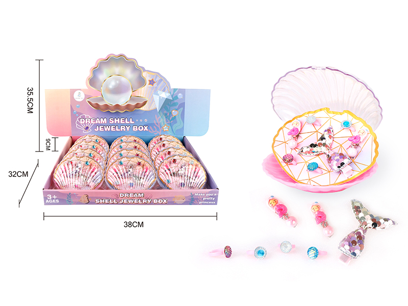 12PCS Shell Box Ocean Jewelry Set