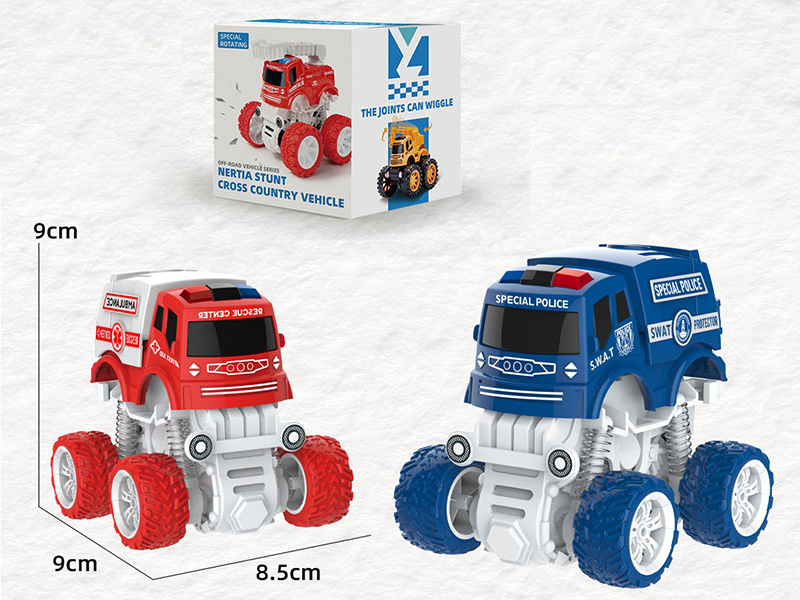 Double Friction Stunt Ambulance