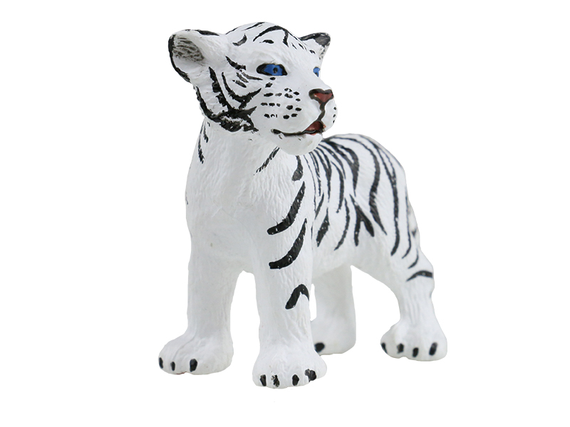 Standing Little White Tiger Animal Model