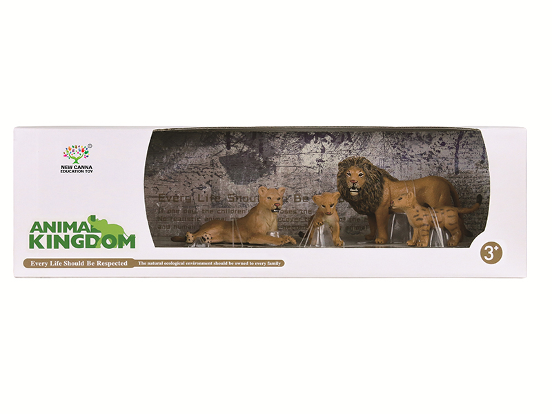 Lion Animal Models 4pcs