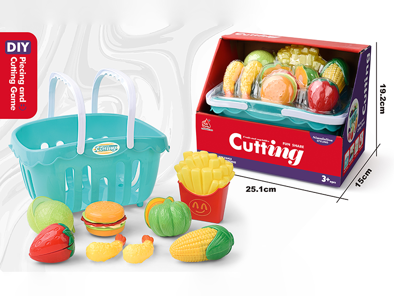 Shopping Basket Simulation Food Set