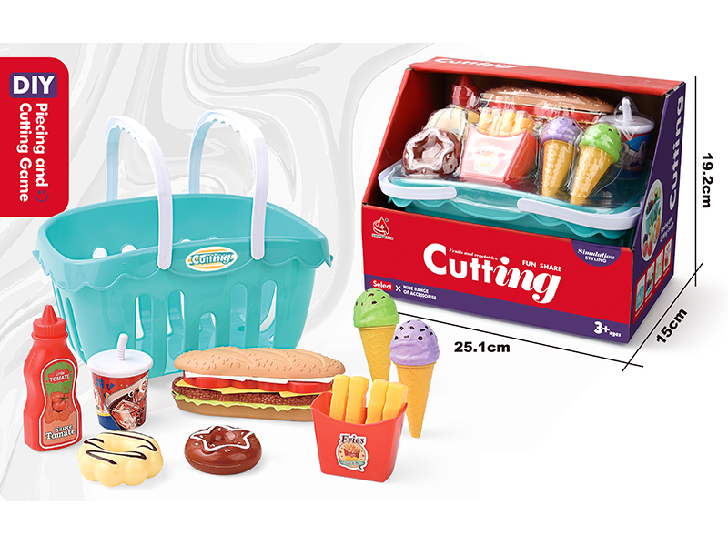 Shopping Basket Simulation Food Set