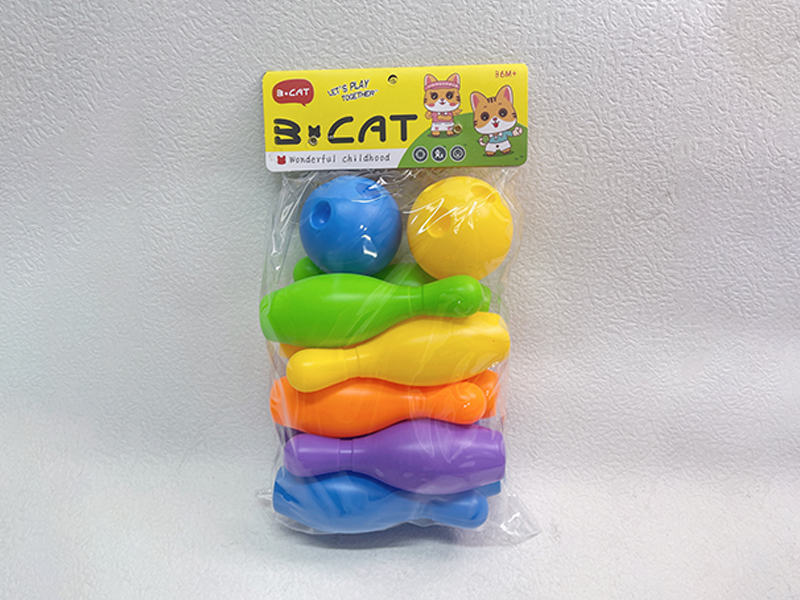 Bowling Set (10 Bowling Balls+2 Round Balls)