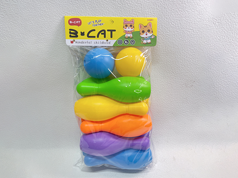 Bowling Set (10 Bowling Balls+2 Round Balls)
