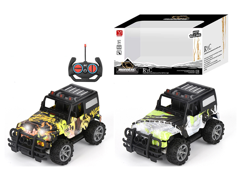 1:18 4 Channel Remote Control Jeep SUV