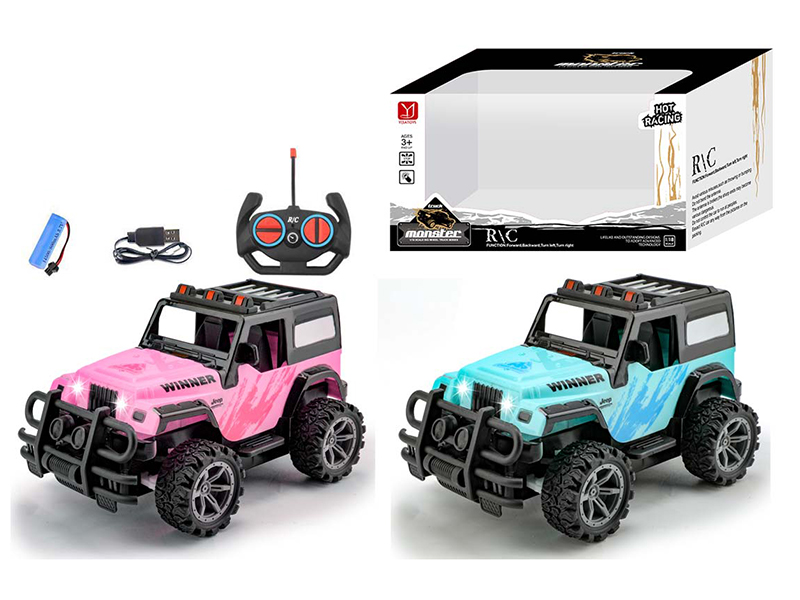 1:18 4 Channel Remote Control Jeep SUV(Charging)