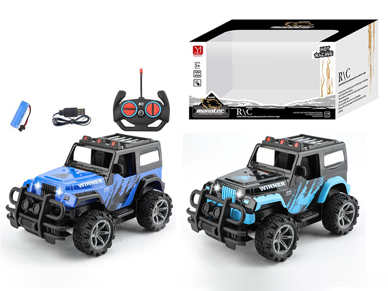 1:18 4 Channel Remote Control Jeep SUV(Charging)