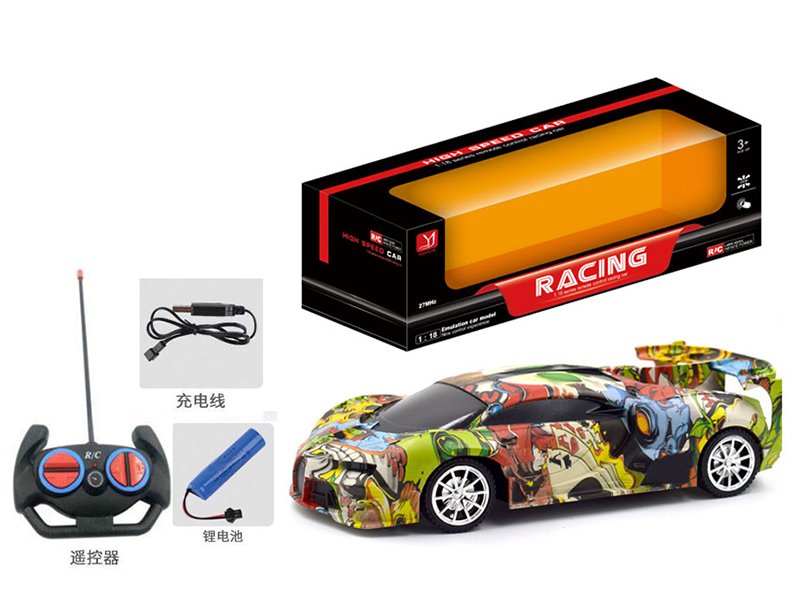1:18 4-Channel Remote Control Car(Graffiti)