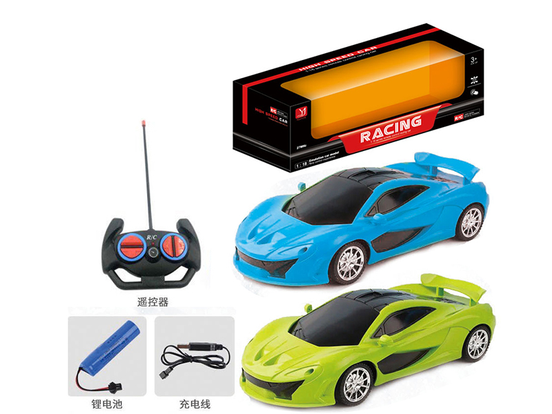 1:18 4-Channel Remote Control Simulated Car