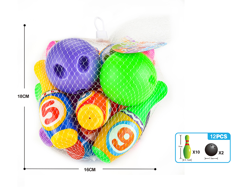 Cartoon Bowling Toy