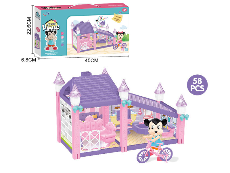 DIY Scene Villa 58pcs