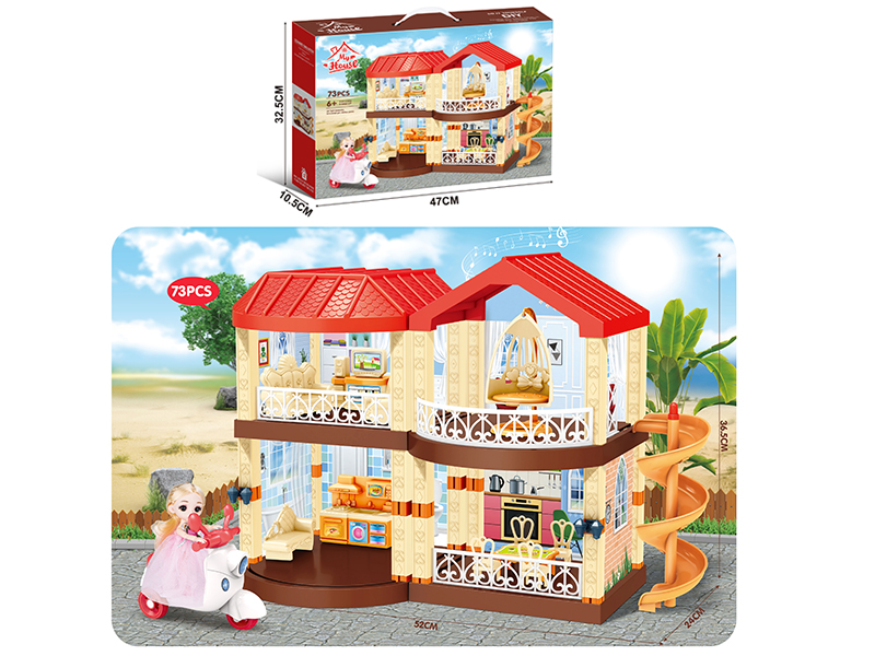 DIY Scene Villa 73pcs