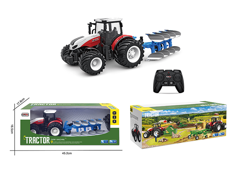 R/C Farmer'S Overturned Plow Truck