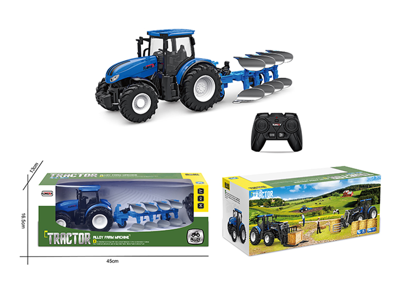 R/C Alloy Farmer'S Overturned Plow Truck