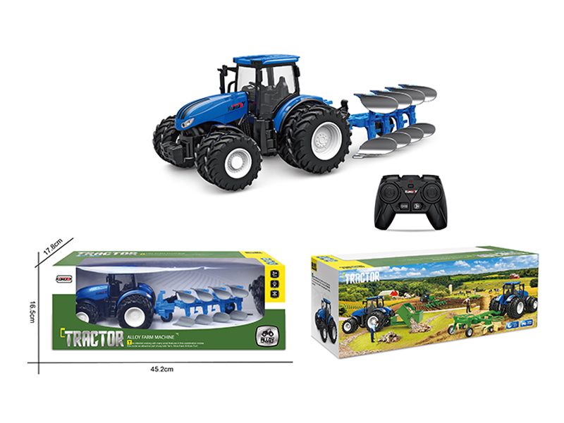 R/C Alloy Farmer'S Overturned Plow Truck