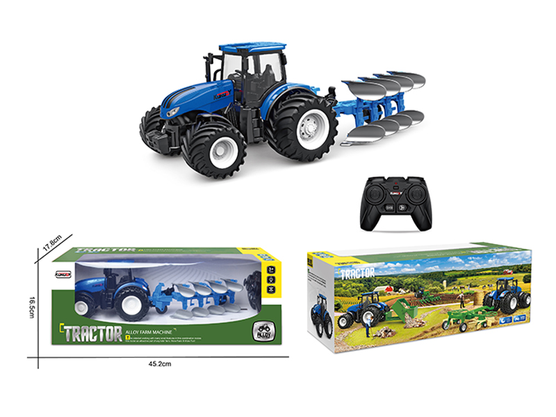 R/C Alloy Farmer'S Overturned Plow Truck
