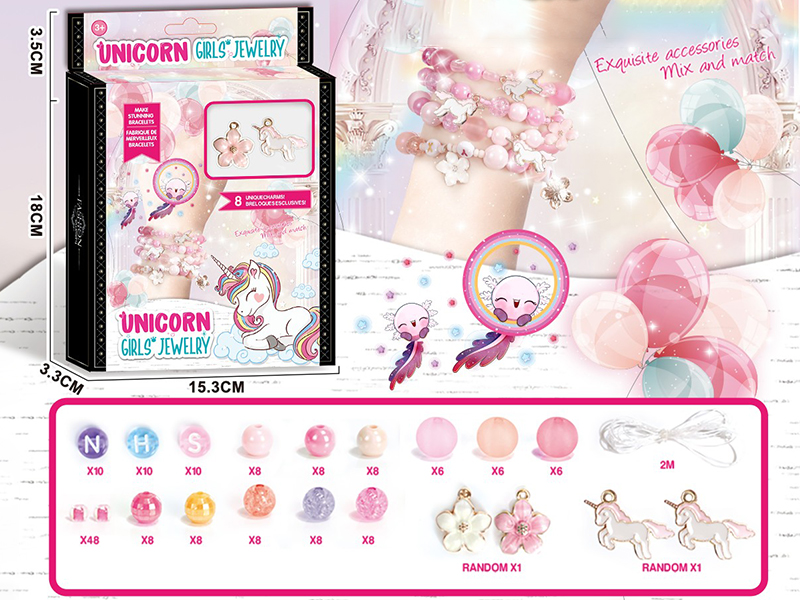Unicorn Theme DIY Beads
