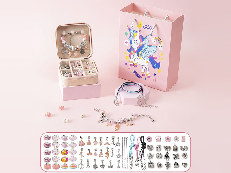 Unicorn Pink DIY Bracelet Set (66PCS)