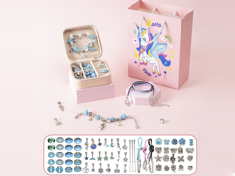 Unicorn Blue DIY Bracelet Set (34PCS)