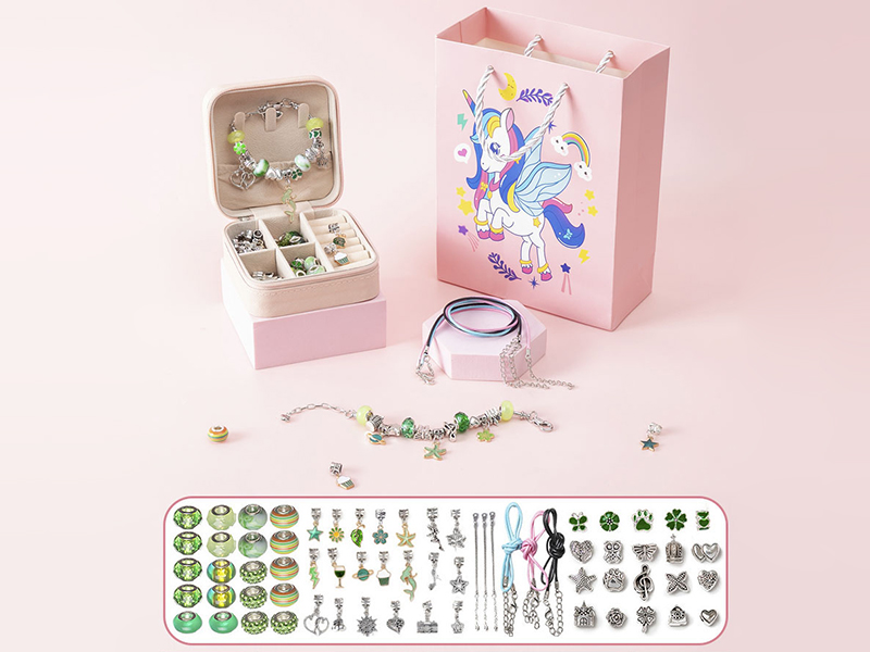 Unicorn Green DIY Bracelet Set (66PCS)