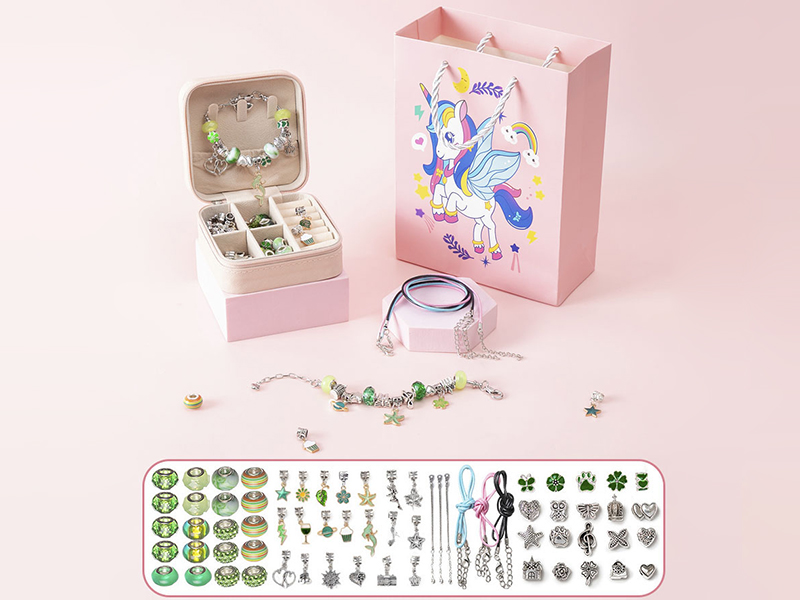 Unicorn Green DIY Bracelet Set (34PCS)