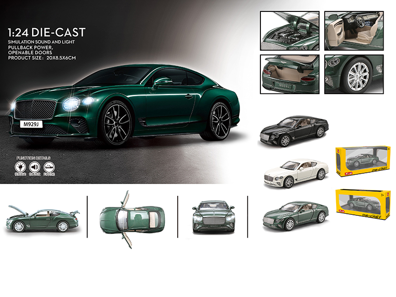 1:24 Alloy Car Continental Bentley