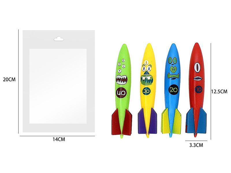 Diving Torpedo Toys 4pcs
