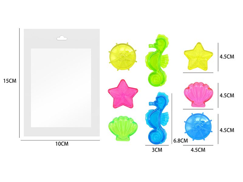 Shell Gems Diving Toys 12pcs