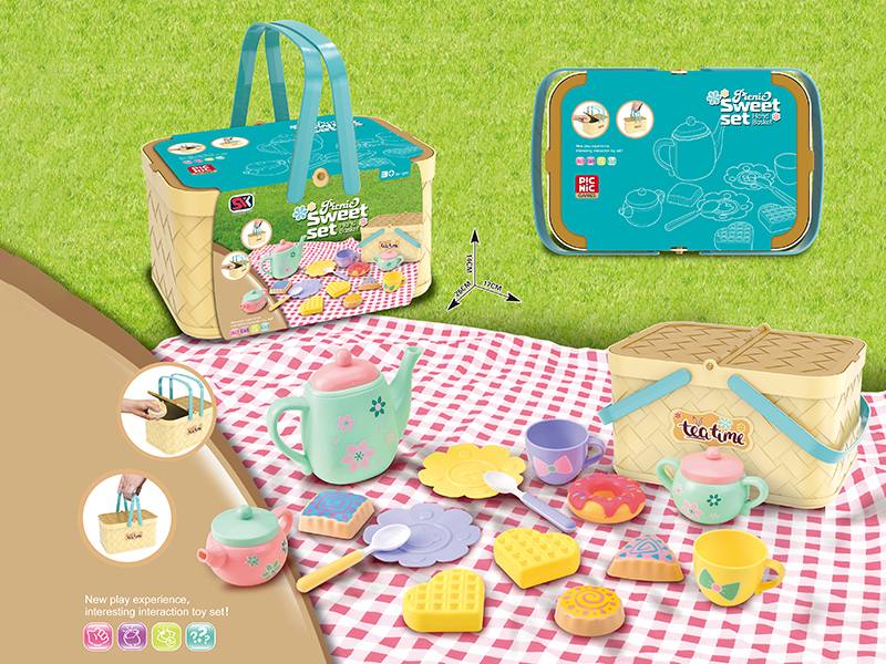 Sweet Set Picnic Hand Basket