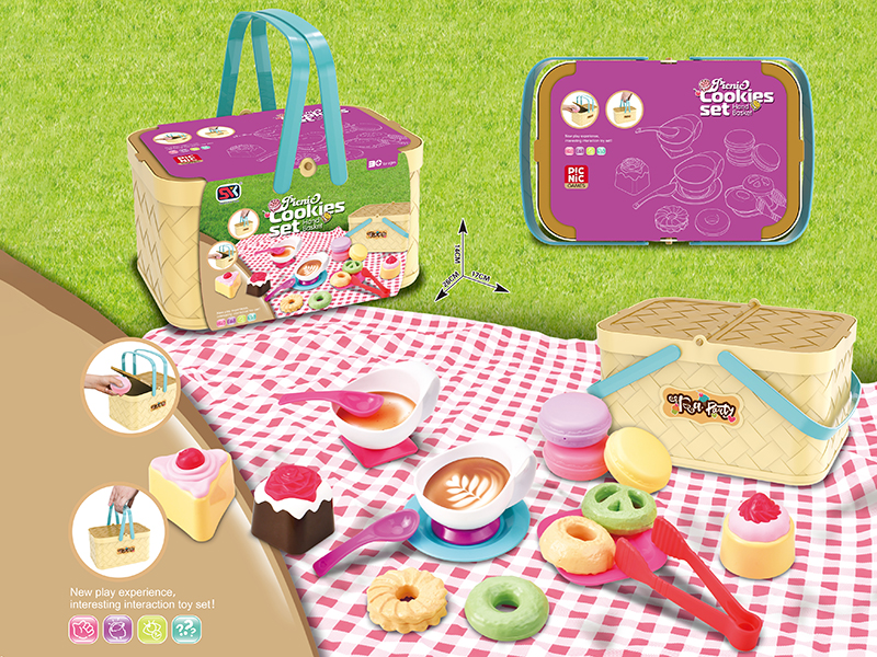 Cookies Set Picnic Hand Basket