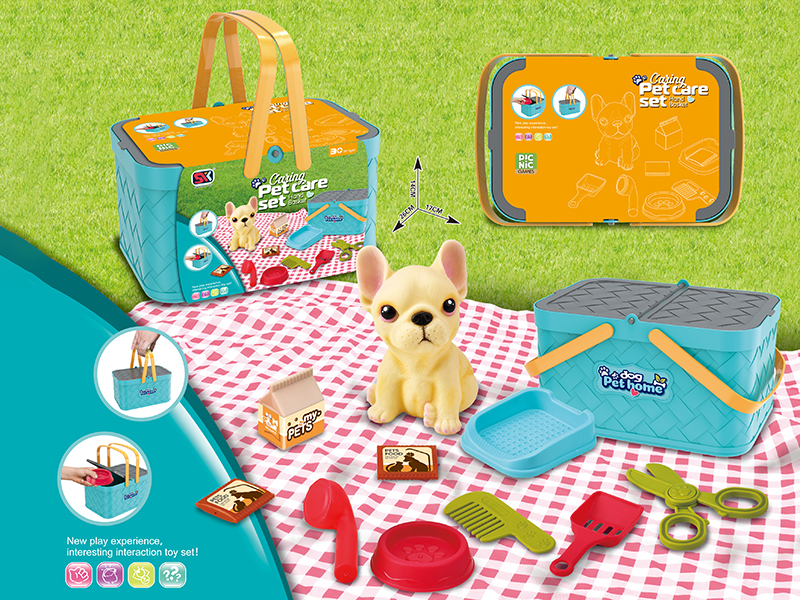 Pet Care Set Picnic Hand Basket